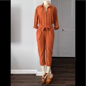 New. York Street woman’s rust jumper.